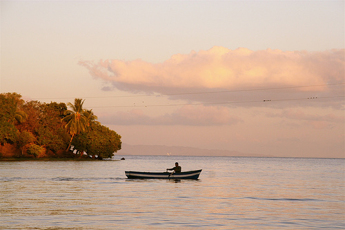 El lago Cocibolca en Nicaragua